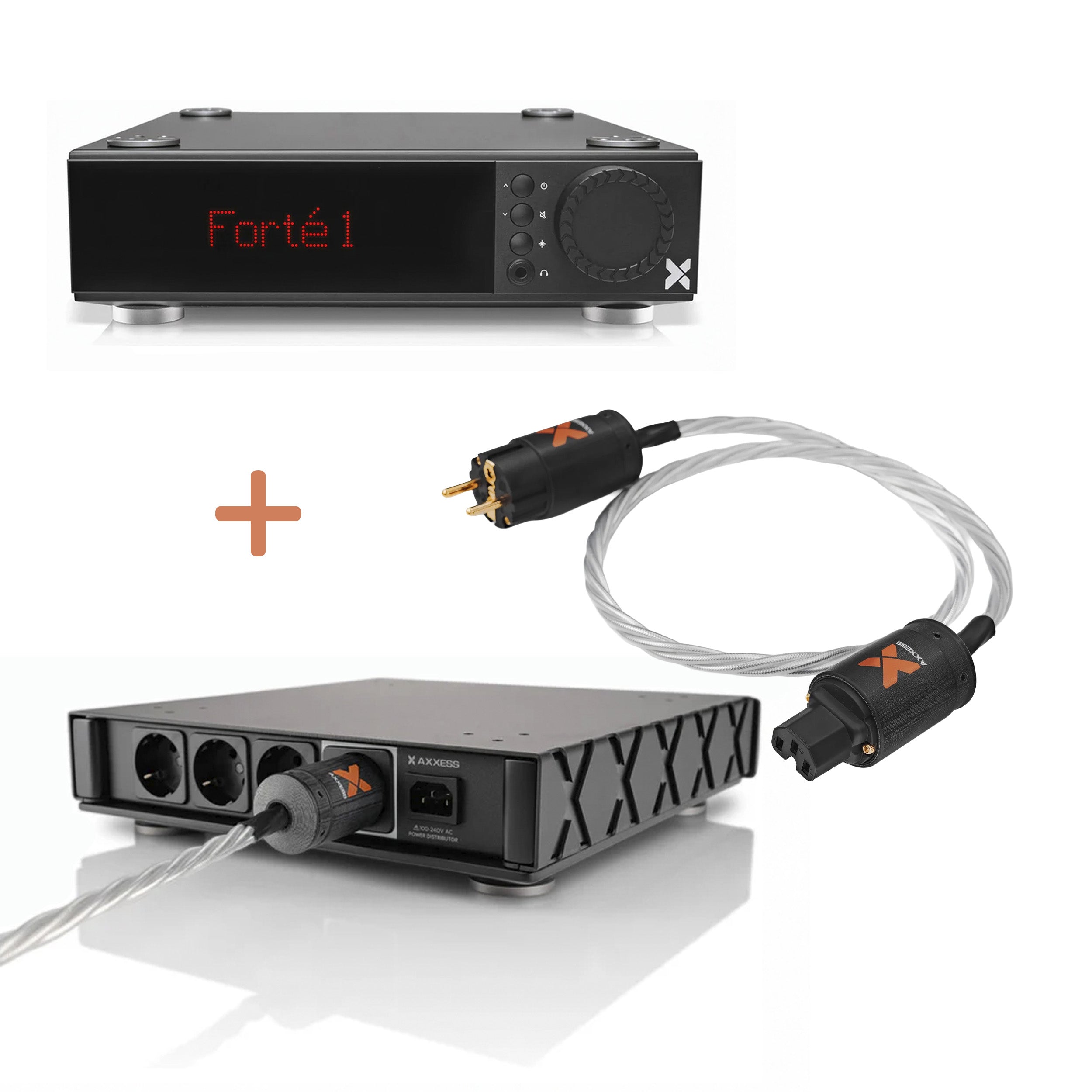 Axxess Forté 1 inkl. strømskinne og strømkabel