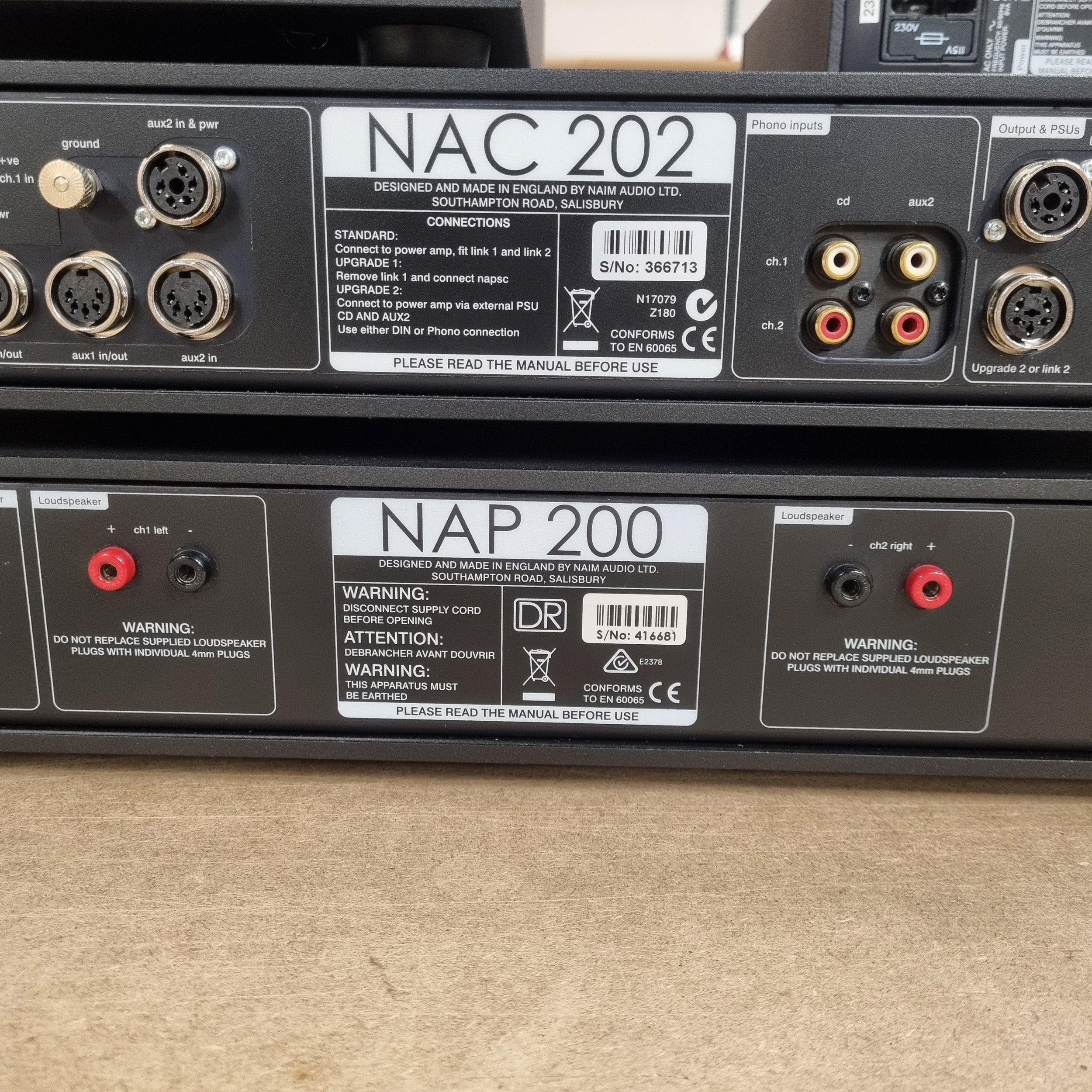 Naim NAP 200DR/Naim NAC200/Hi-Cap/NAPSC (BRUGT)