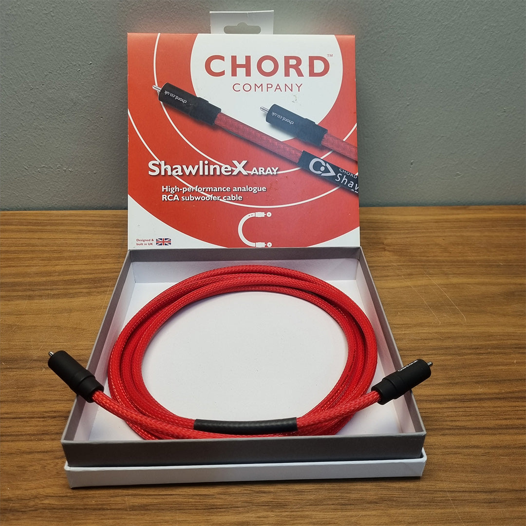 Chord Shawline X-Aray subwoofer kabel - brugt