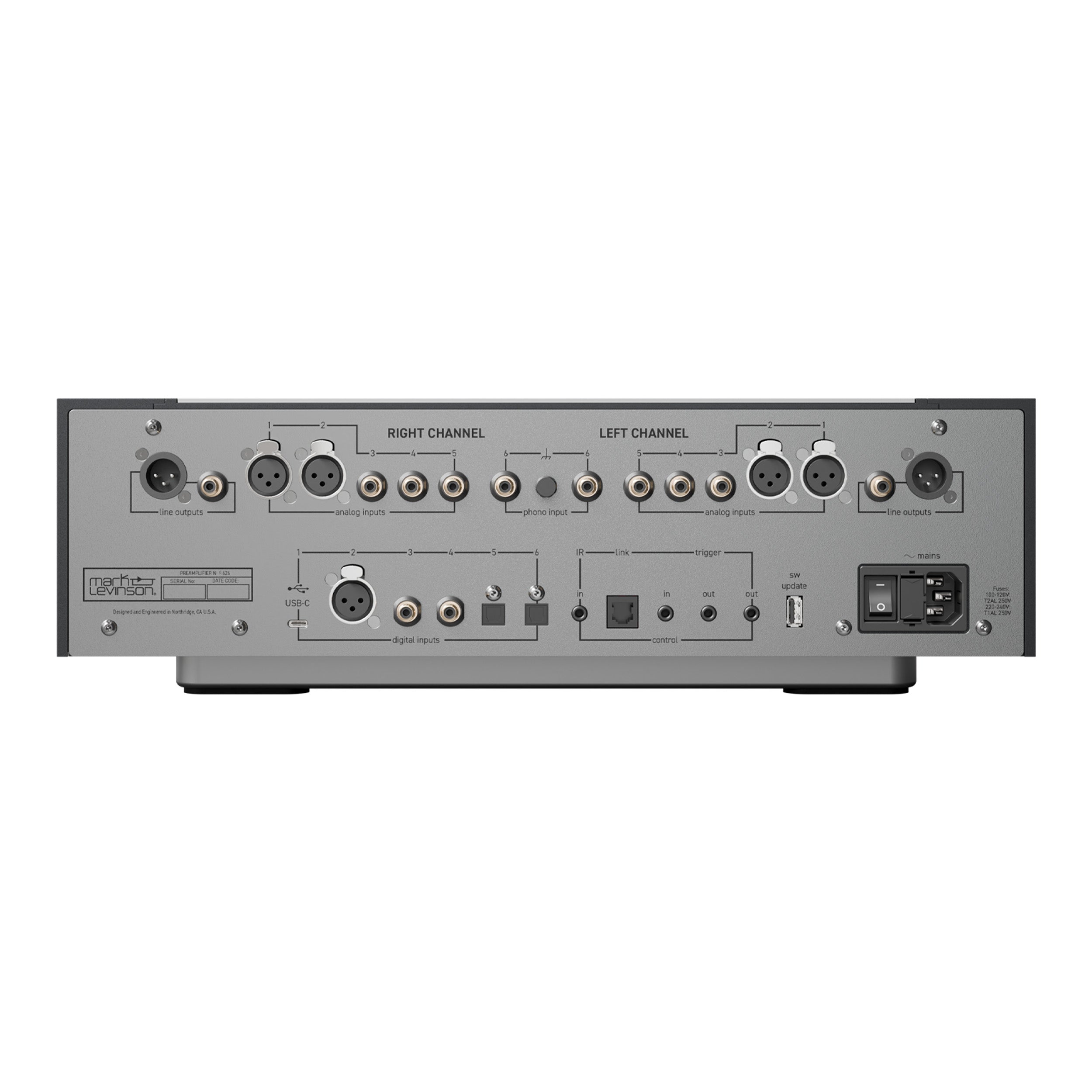 Mark Levinson № 626 dual-monaural preamplifier