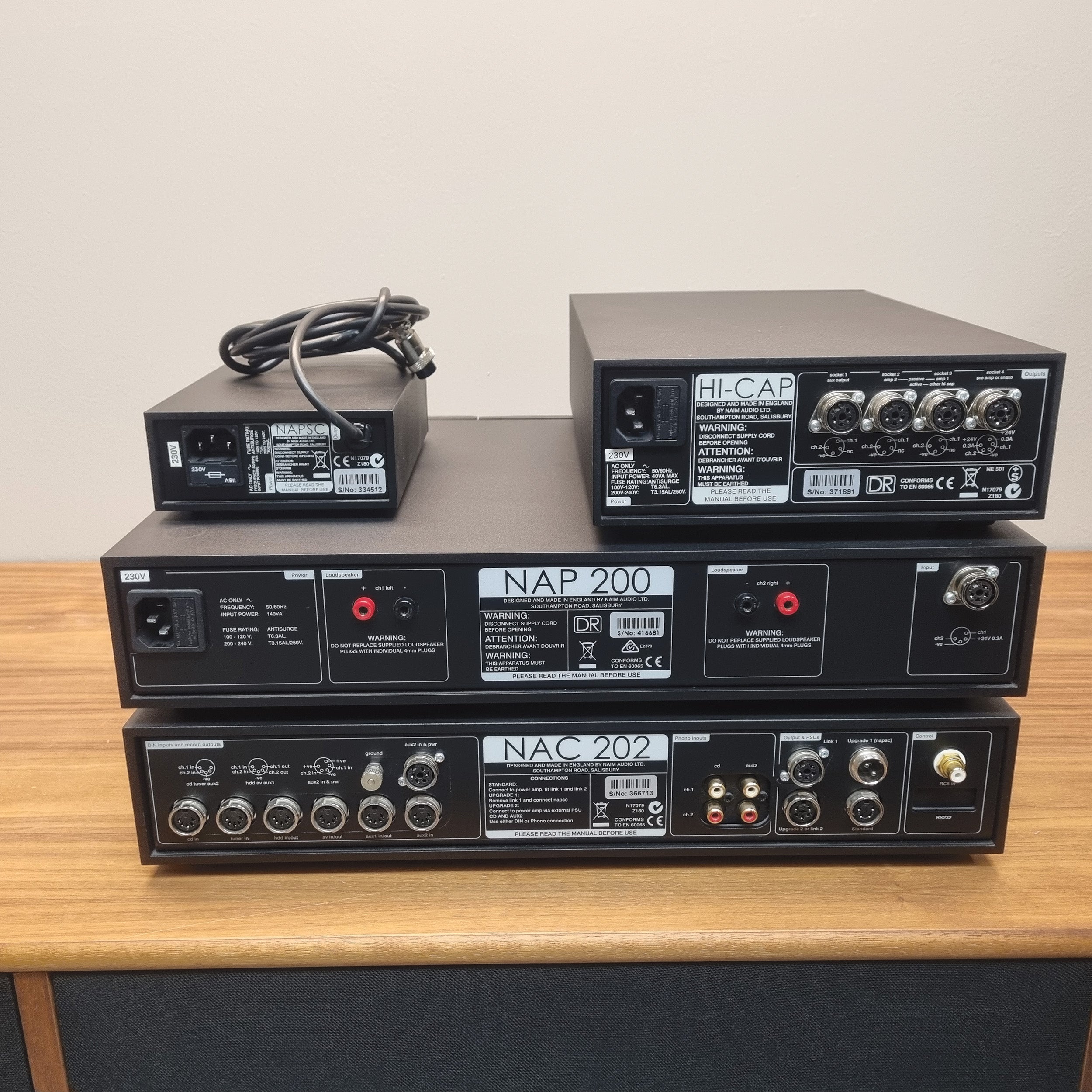 Naim NAP 200DR/Naim NAC200/Hi-Cap/NAPSC (BRUGT)