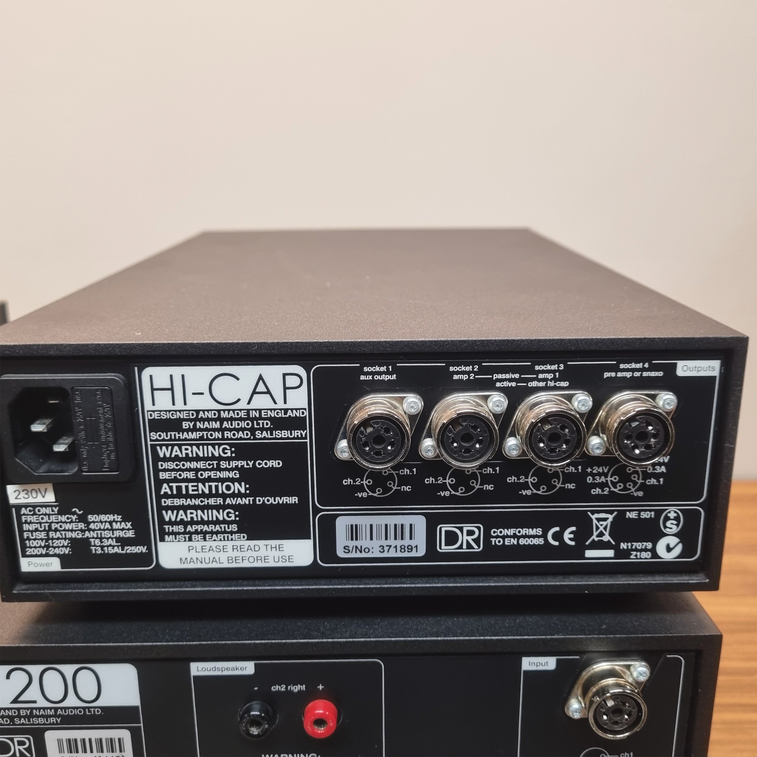 Naim NAP 200DR/Naim NAC200/Hi-Cap/NAPSC (BRUGT)