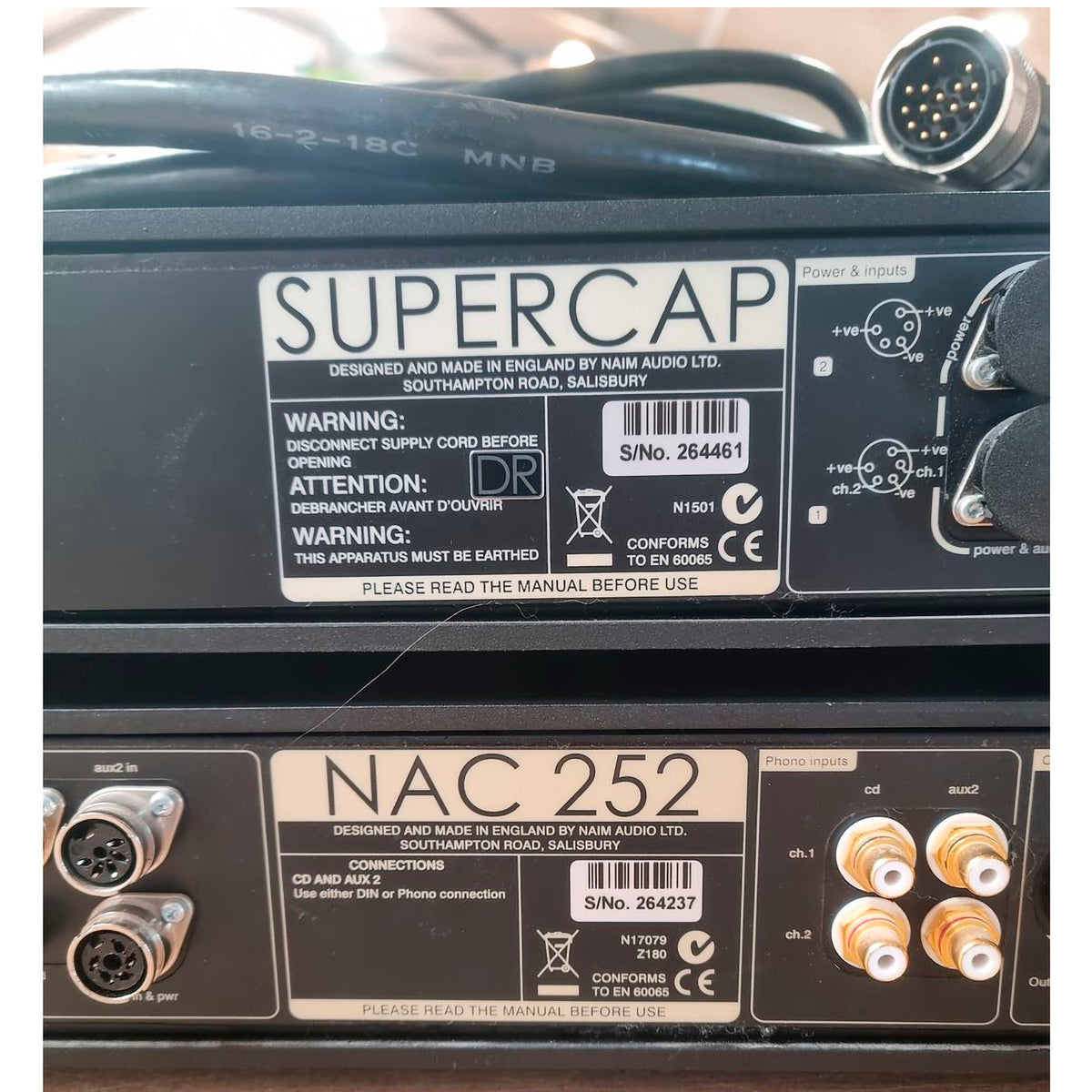 Naim NAC 252 / SuperCap DR (BRUGT)